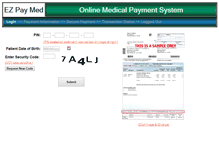 Tablet Screenshot of ezpaymed.com